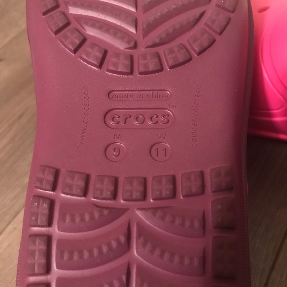 Classic Croc Slip On Sandal Pink Men 9 Women 11 - Picture 5 of 6